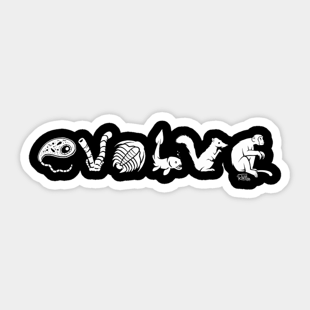 EVOLVE Sticker by Captain_RibMan